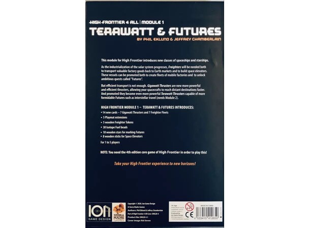 High Frontier 4 All Module 1 Expansion Expansion till High Frontier 4 All 