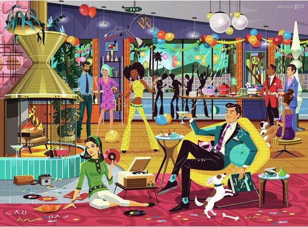 Jazzy Party Time 500 bitar Pussel Ravensburger Puzzle 