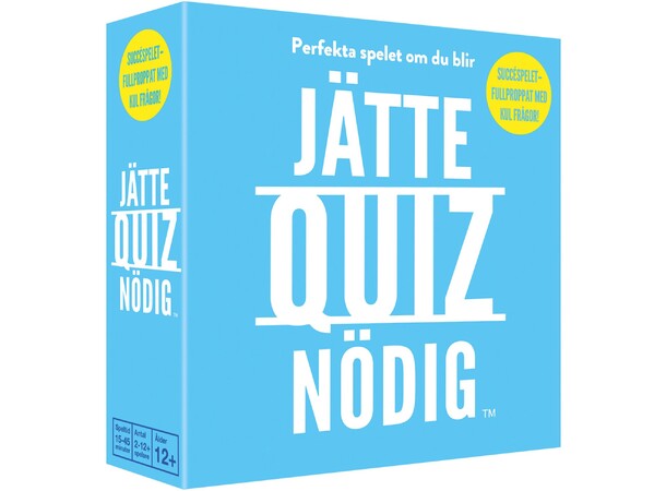 Jättequiznödig Partyspel Svensk utgåva 