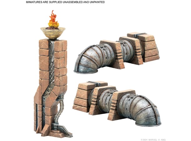 Marvel Crisis Protocol Dark Future Exp Terrain Pack till Marvel Crisis Protocol 