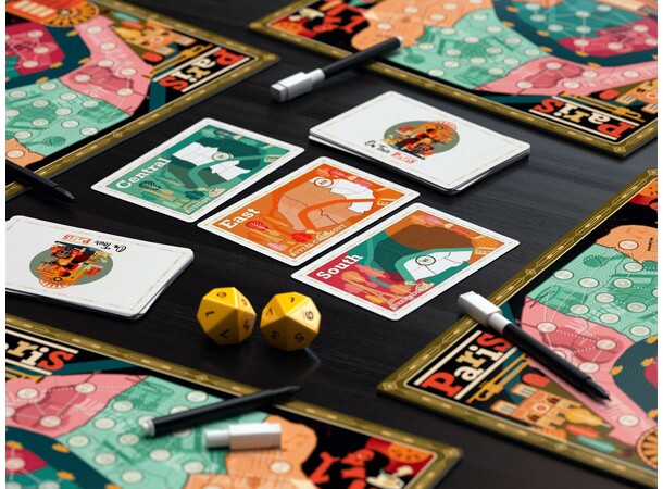 On Tour Paris & New York Brädspel 