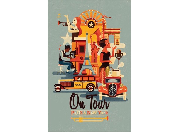 On Tour Paris & New York Brädspel 