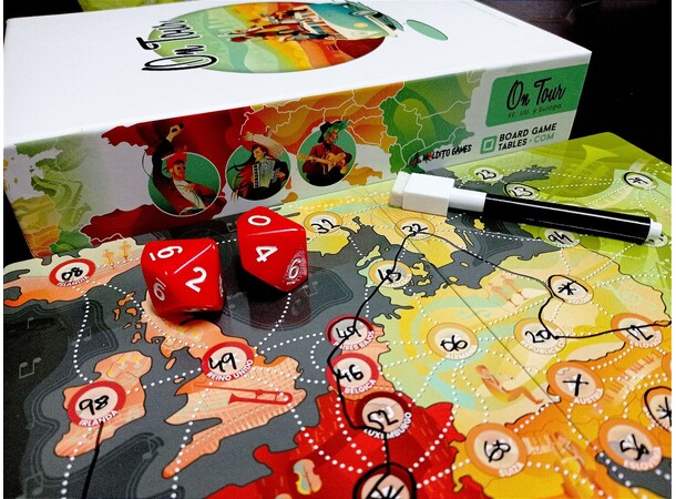 On Tour USA & Europe Brädspel 