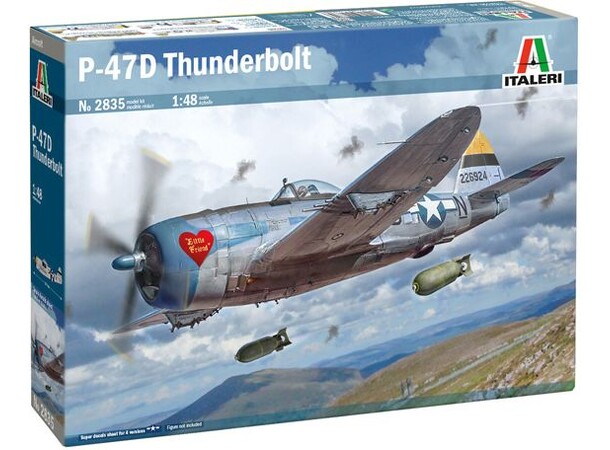 P-47D Thunderbolt Italeri 1:48 Byggsats 