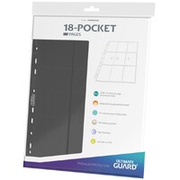 Pages 18-pocket x10 Grå Ultimate Guard Plastfickor