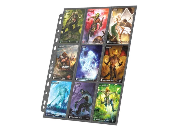 Pages 18-pocket x10 Grå Ultimate Guard Plastfickor 