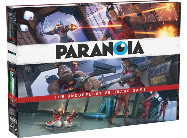 Paranoia The Uncooperative Board Game Brädspel 
