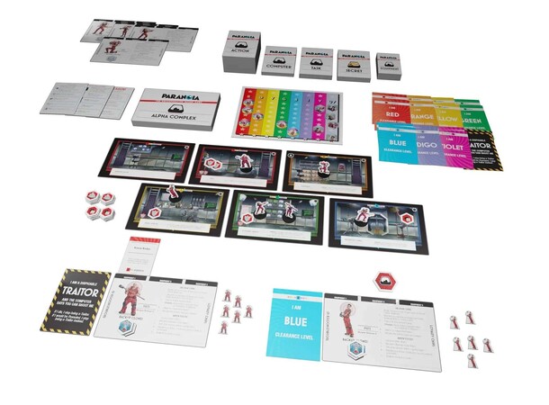 Paranoia The Uncooperative Board Game Brädspel 