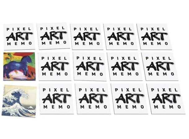 Pixel Art Memo Brädspel 