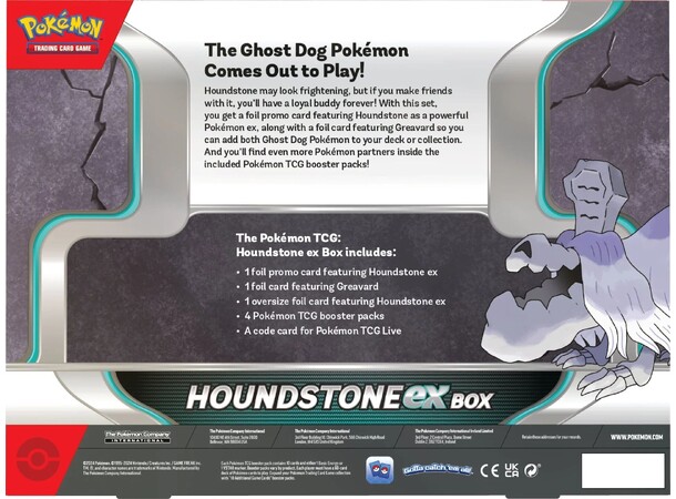 Pokemon Houndstone ex Box