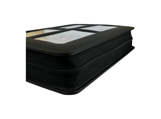 Premium Card Slab Binder Window Black Evoretro 