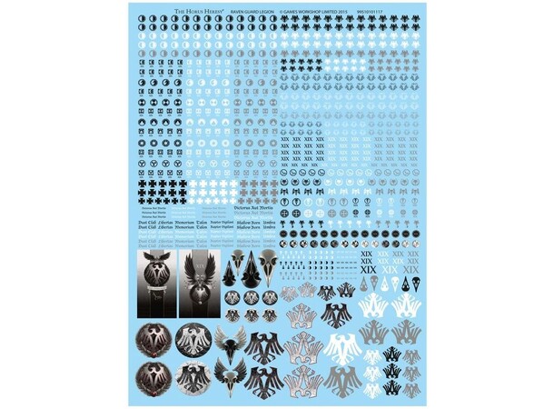 Raven Guard Legion Transfer Sheet The Horus Heresy 