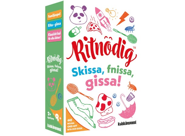 Ritnödig Partyspel Svensk utgåva 
