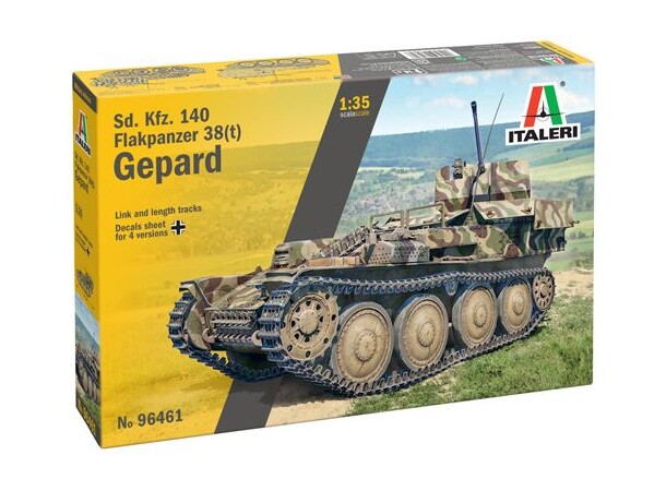 Sd Kfz 140 Flakpanzer 38t Gepard Italeri 1:35 Byggsats 