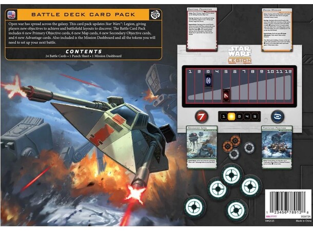 Star Wars Legion Battle Deck Card Pack Expansion till Star Wars Legion 