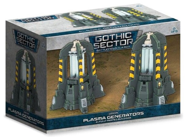 Terräng Legion Plasma Generators Battlefield in a Box - Gothic Sector 