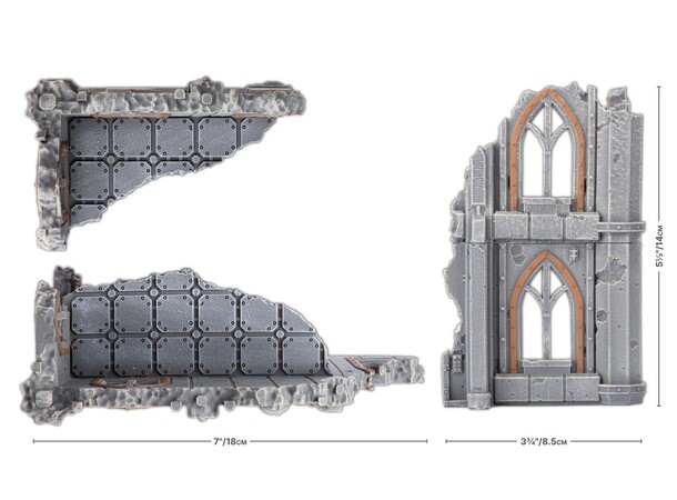 Terräng Warehouse Big Ruins Battlefield in a Box - Gothic Sector 
