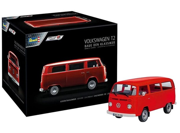 VW T2 Bus Julkalender Revell 1:24 Advent Calendar 