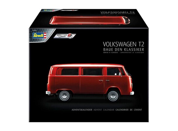 VW T2 Bus Julkalender Revell 1:24 Advent Calendar 