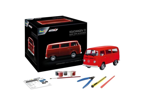 VW T2 Bus Julkalender Revell 1:24 Advent Calendar 