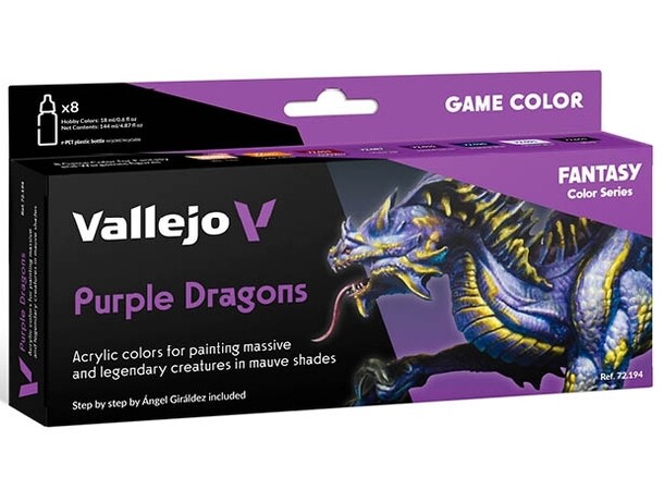 Vallejo Game Color Set Purple Dragons 