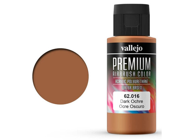 Vallejo Premium Dark Ochre 60ml Premium Airbrush Color 