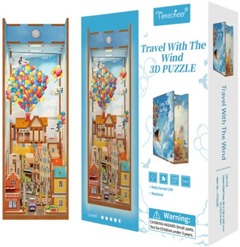 Book Nook Travel with the Wind Tonecheer 3D Puzzle