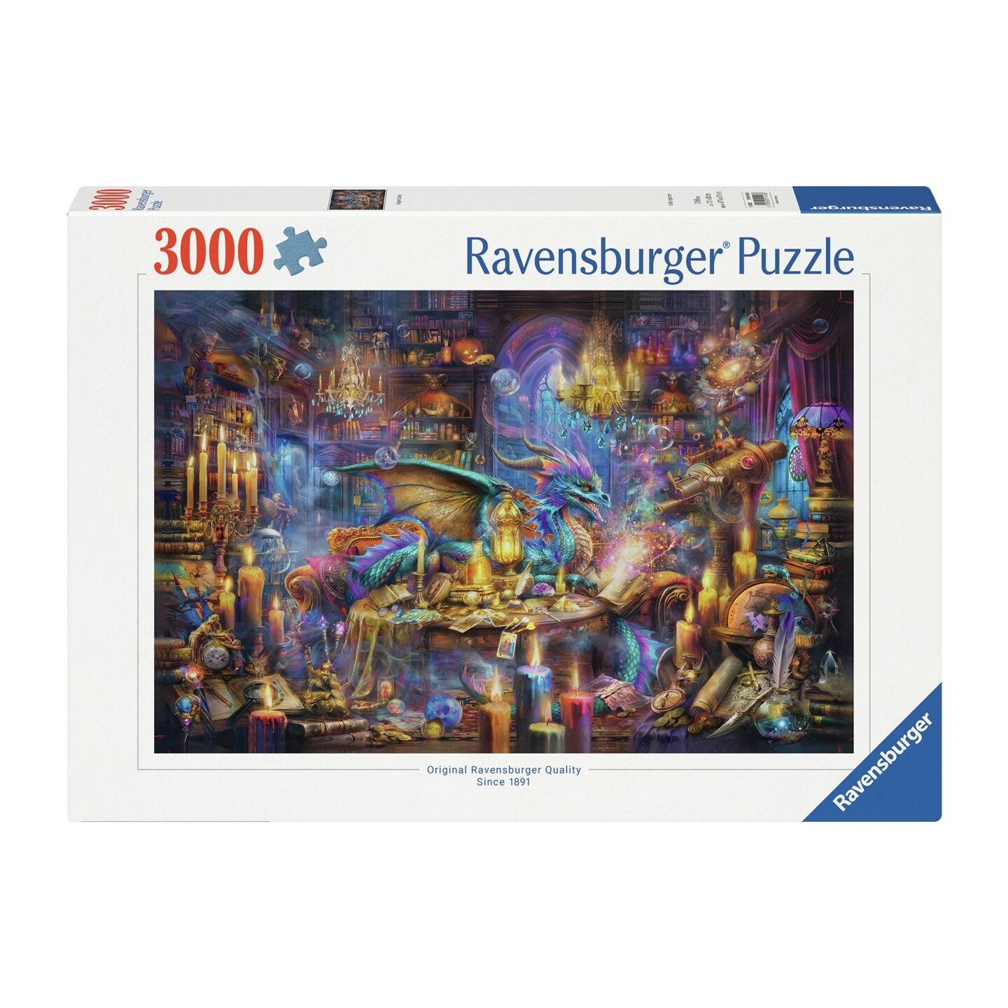 Dragons Library 3000 bitar Pussel Ravensburger Puzzle