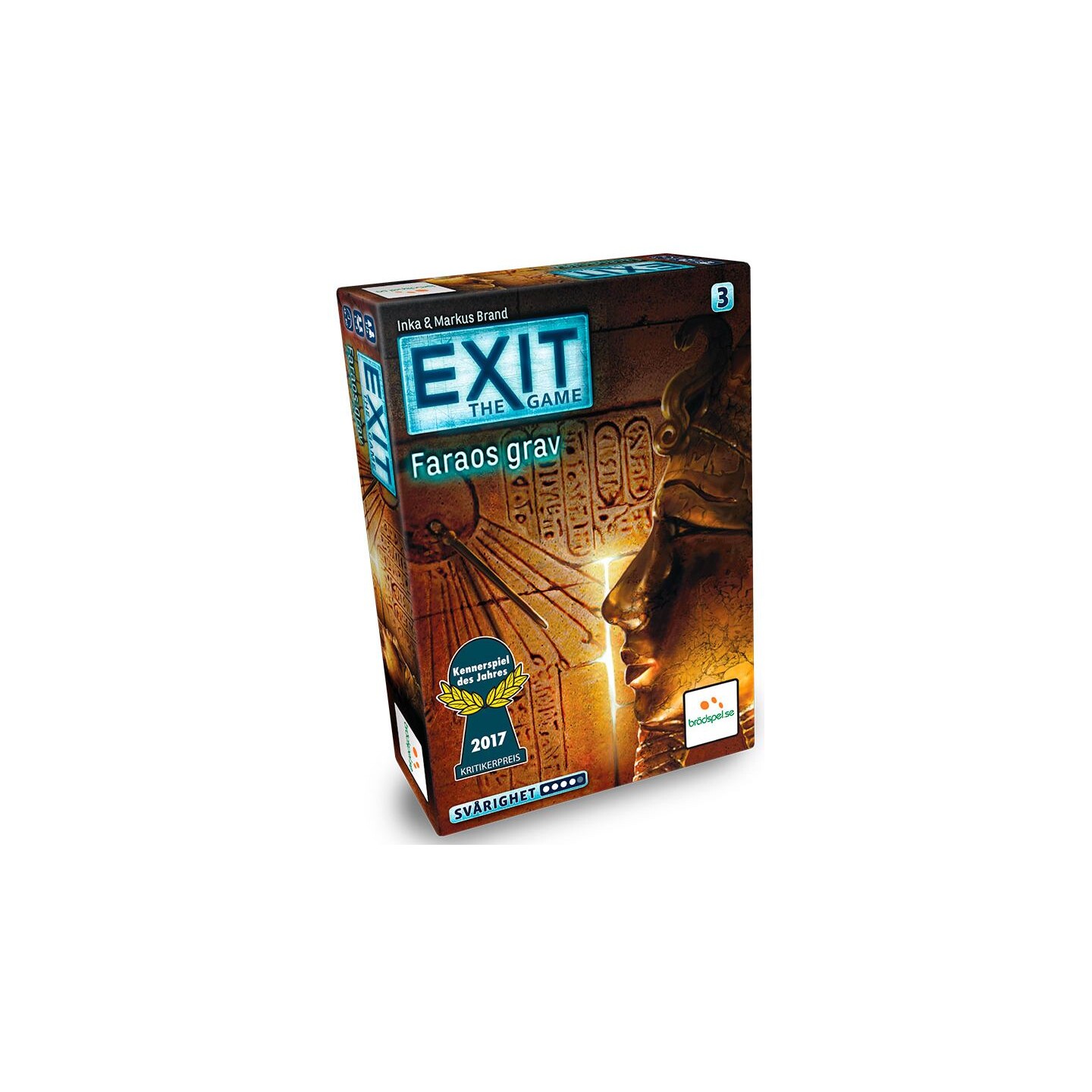 EXIT 1 Faraos Grav Brädspel Svensk utgåva
