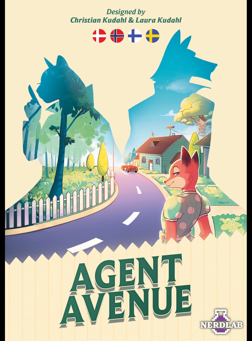 Agent Avenue Brädspel Svensk utgåva