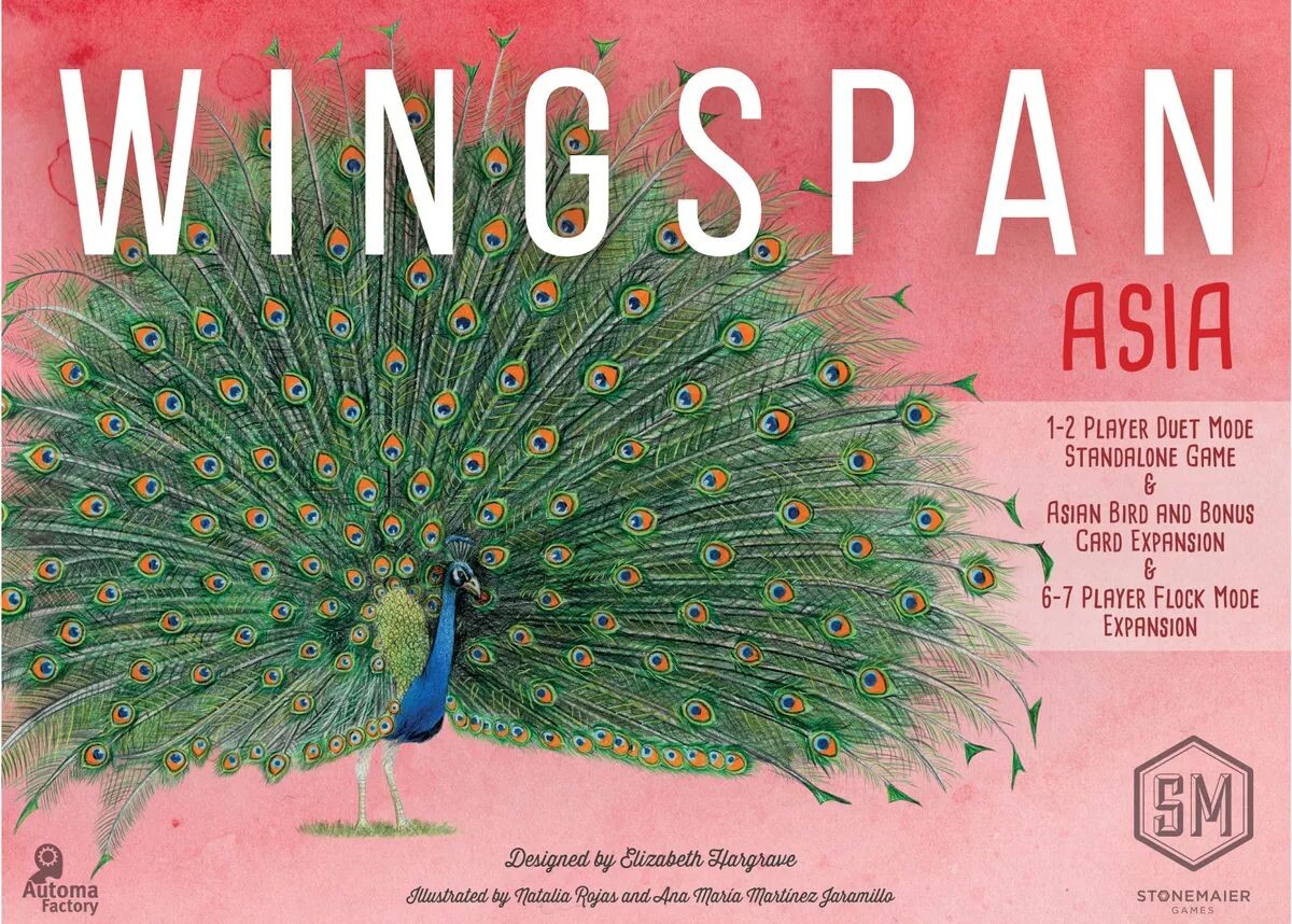 Wingspan Asia Brädspel Svensk utgåva