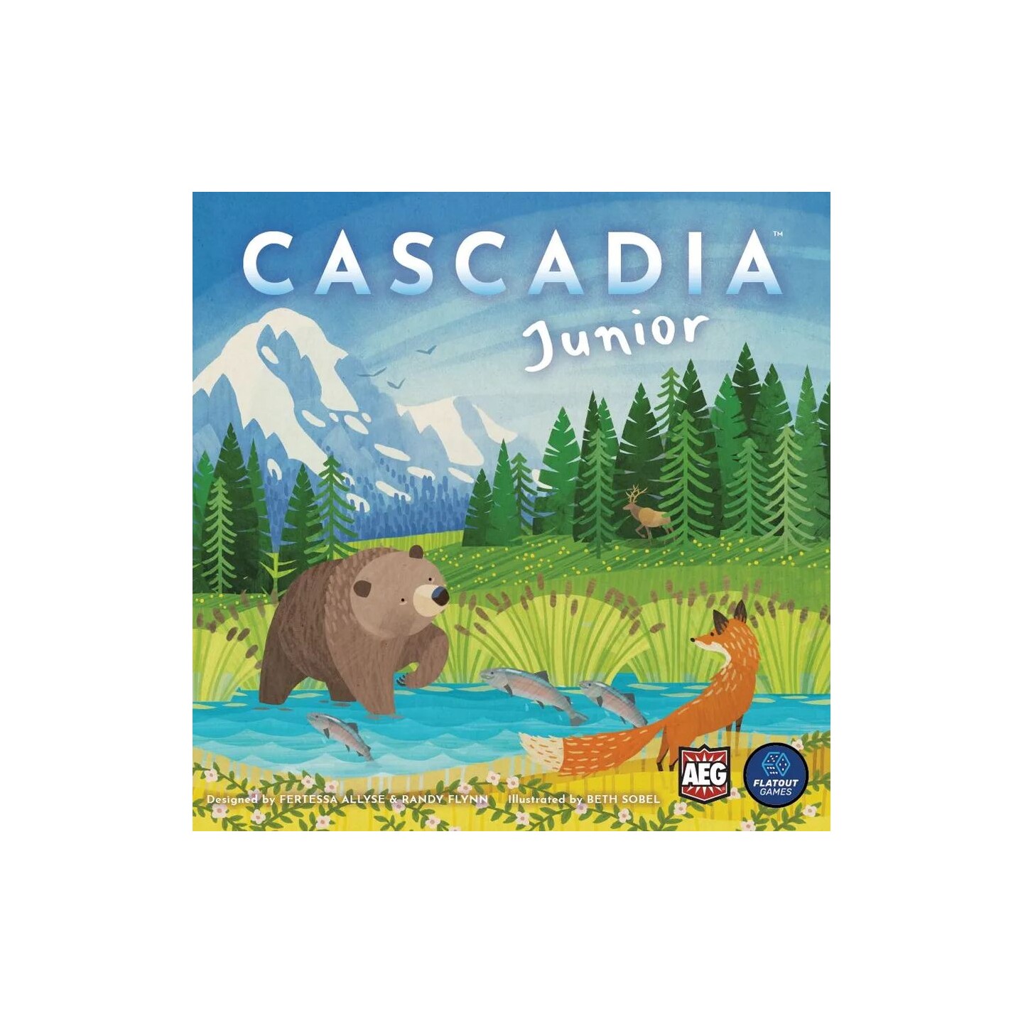 Cascadia Junior Brädspel - Svensk Svensk utgåva