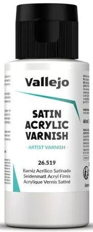 Vallejo Satin Acrylic Varnish 60ml Quick Dry