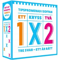 1X2 Tipspromenad i soffan Partyspel Svensk utgåva