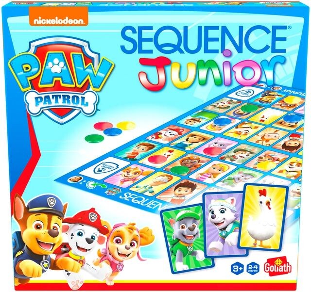 Sequence Junior Paw Patrol Brädspel Svensk utgåva
