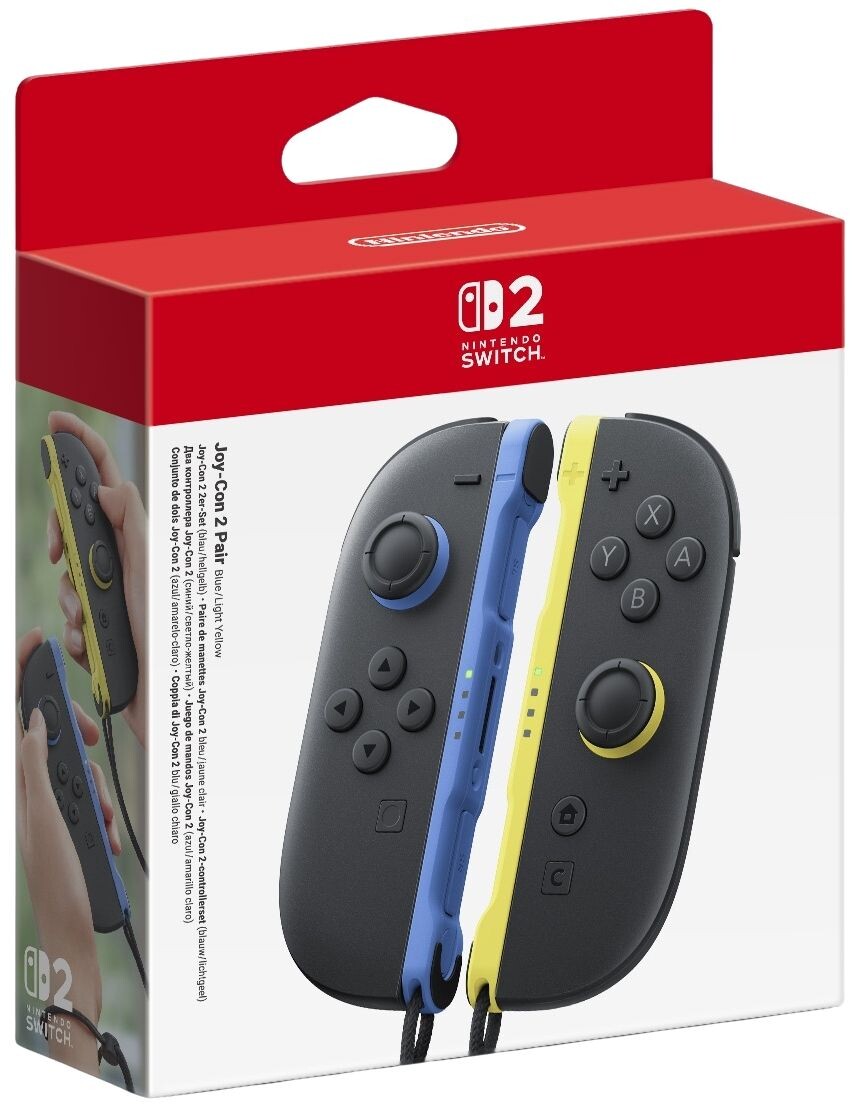 Joy Con 2 Pair Blue/Light Yellow For Nintendo Switch 2