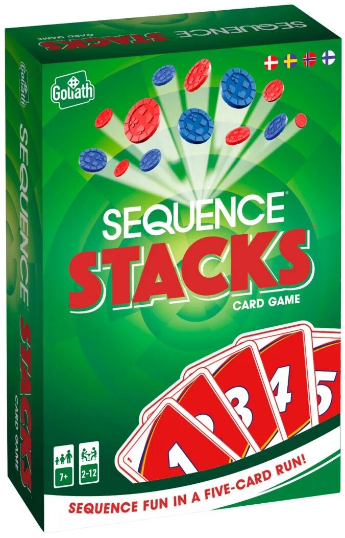 Sequence Stacks Card Game Kortspel Svensk utgåva
