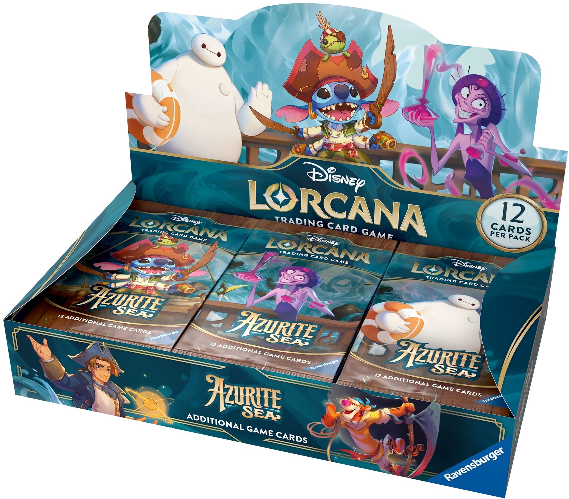 Disney Lorcana Azurite Sea Display Booster Box