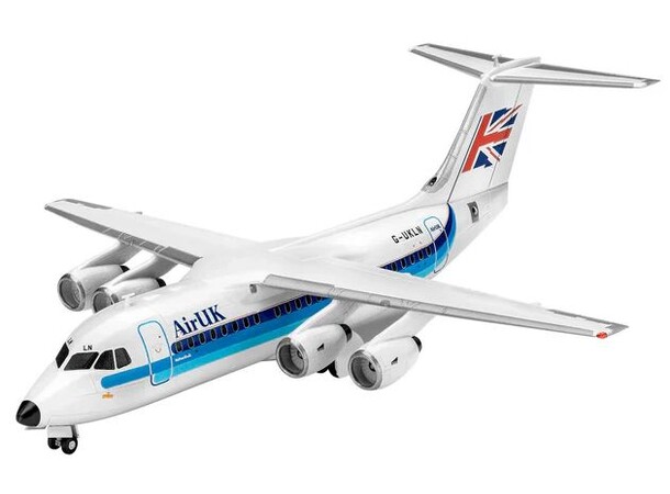 Bae 146-200 AirUK Starter Set Revell 1:144 Byggsats 