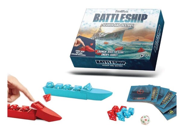 Battleship Search & Destroy Brädspel 