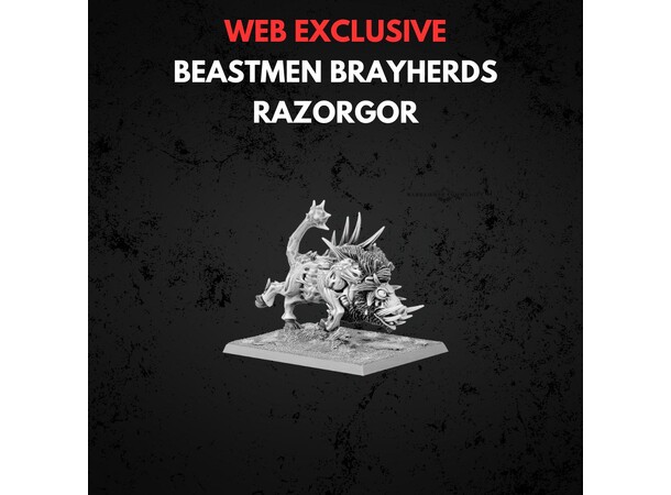 Beastmen Brayherds Razorgor Warhammer The Old World 
