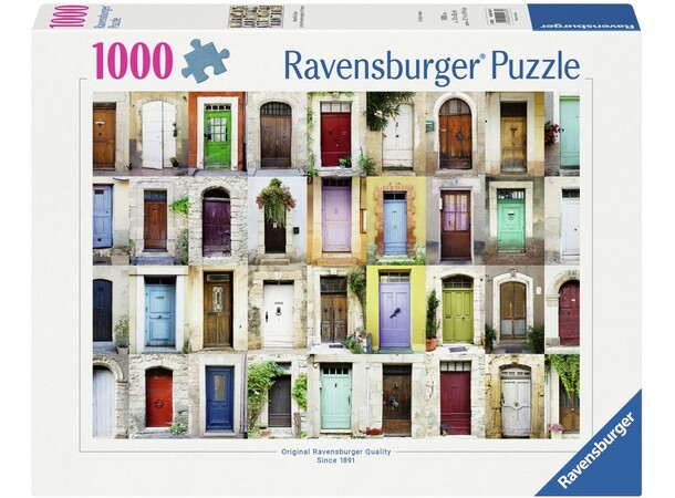 Beautiful Doors France 1000 bitar Pussel Ravensburger Puzzle 