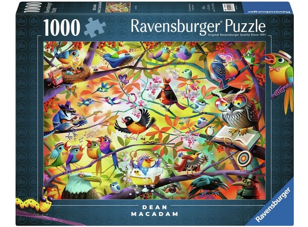 Busy Birdies 1000 bitar Pussel Ravensburger Puzzle 