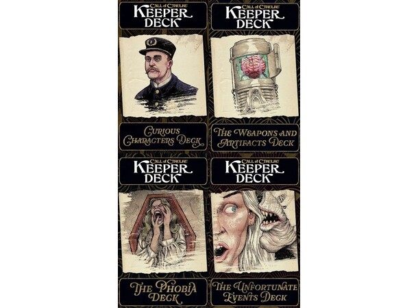 Call of Cthulhu RPG Keeper Decks 2nd Ed. 
