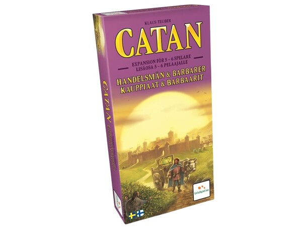 Catan Expansion - Handelsmän 5-6 Handelsmän & Barbarer - Svensk utgåva 