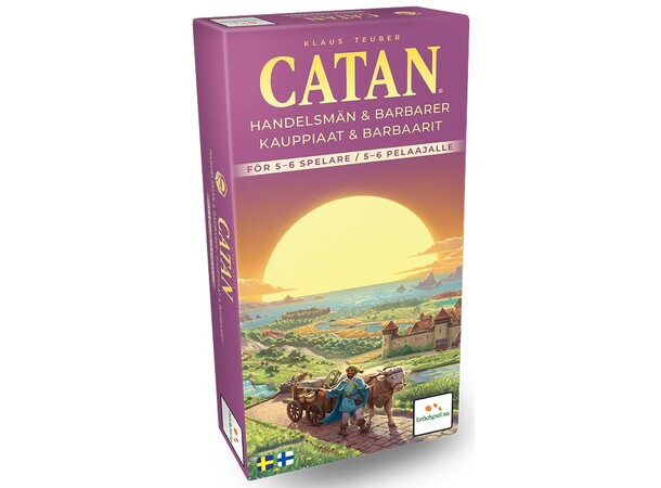 Catan Expansion - Handelsmän 5-6 Handelsmän & Barbarer - Svensk utgåva 