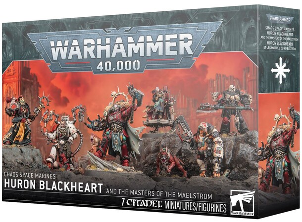 Chaos Space Marines Huron Blackheart Warhammer 40K - Masters of the Maelstrom 