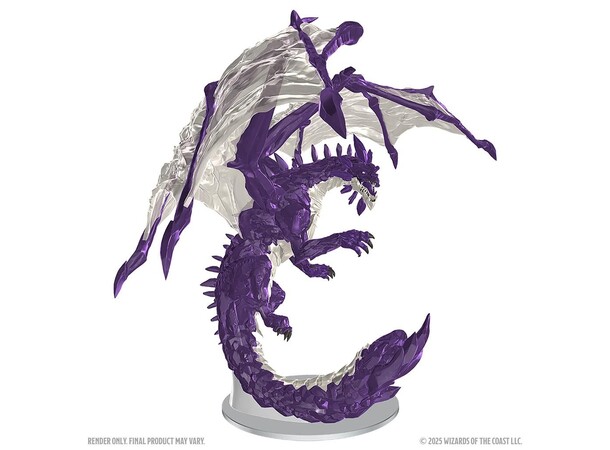 D&D Figur Icons Adult Amethyst Dragon Dungeons & Dragons - Icons of the Realms 