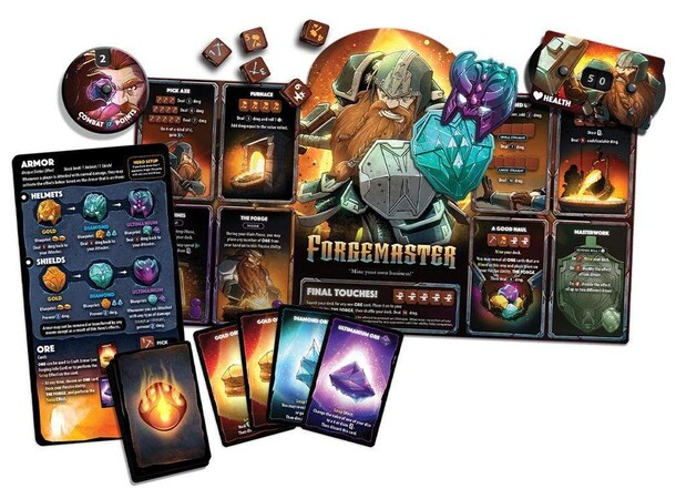Dice Throne Forgemaster Hero Pack Expansion till Dice Throne 