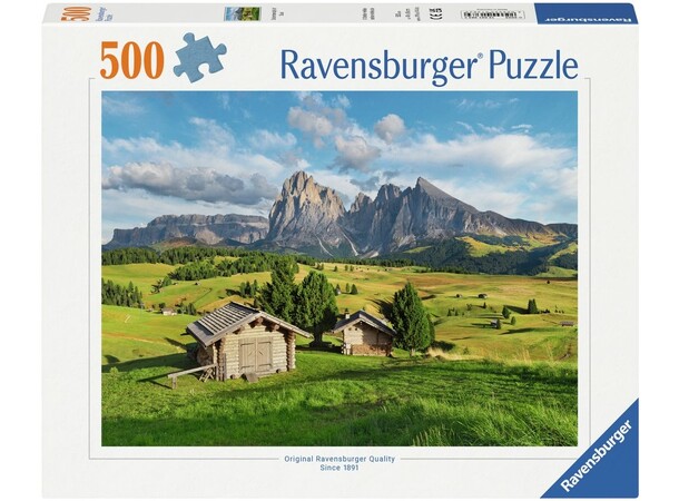 Dolomitenidyll of Siusi 500 bitar Pussel - Ravensburger Puzzle 